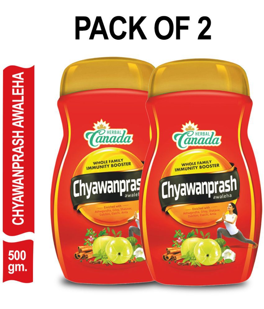     			Herbal Canada Chyawanprash 500G Build Strength&Stamina Paste 500 gm Pack Of 2