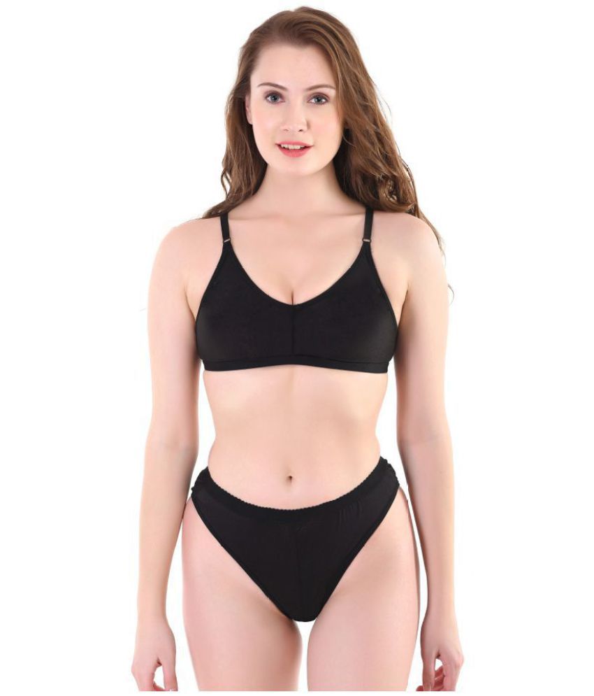     			TCG Cotton Lycra Bra and Panty Set - Single