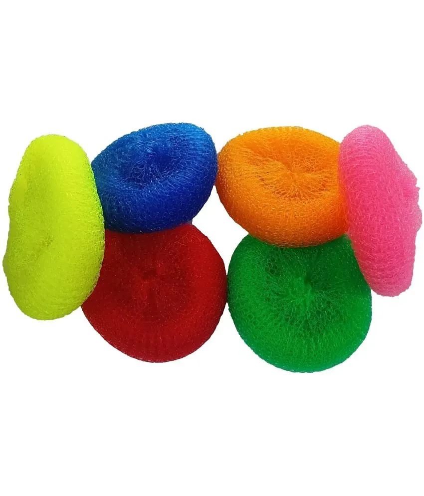 Cleaning Nylon Plastic Scrubber Bartan Juna Dish Wash and 