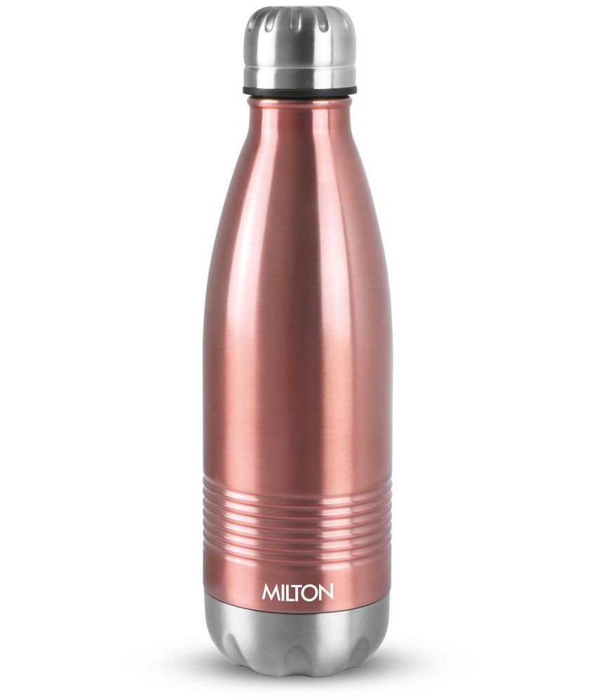     			Milton Duo DLX 500 Thermosteel 24 Hours Hot and Cold Water Bottle, 500 ml, Rose Gold