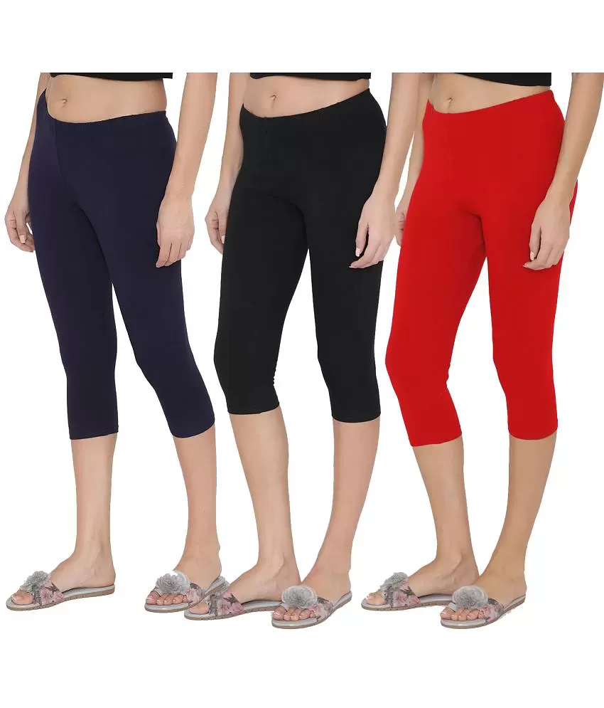 Rupa Softline Ankle Length Leggings for Women Cotton Elastane Ultra Soft  Free Size Stretch Fit All Day Comfort True Blue : Amazon.in: Fashion