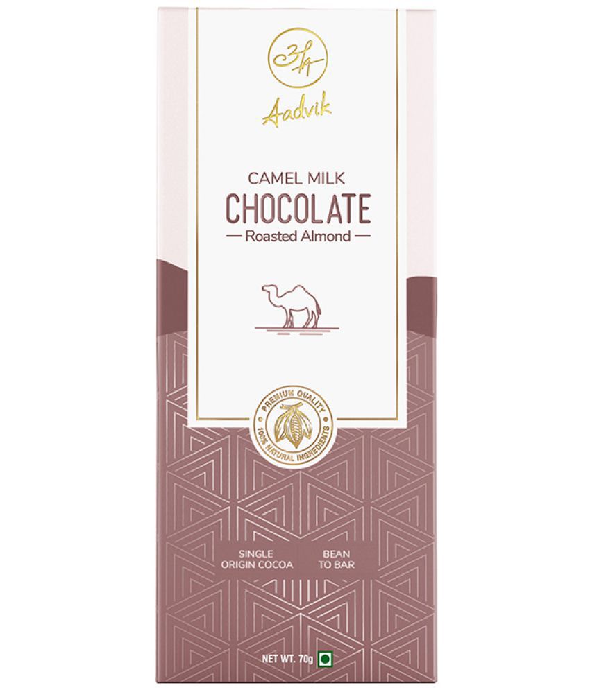     			Aadvik Camel Milk Chocolate Roasted Almonds Milk Chocolate 70 g