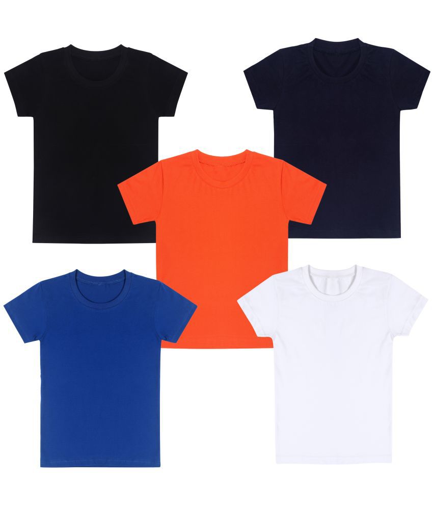 DIAZ Kids Half T-Shirt | Boy's Cotton Half T-Shirt Pack of 5