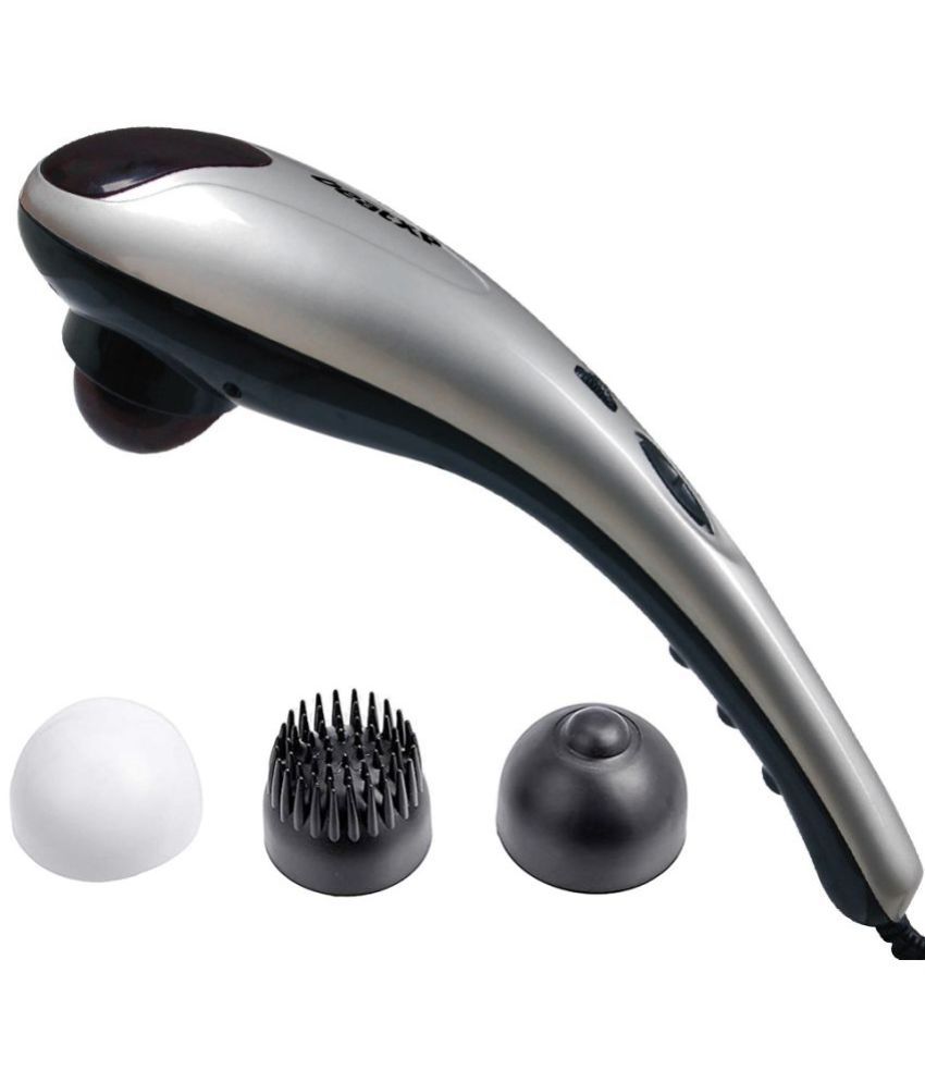 beatXP Blaze Pro Handheld Full Body Pain Relief Infrared Massager - Deep Tissue Massage - Acupressure for Relaxation - Back, Leg, Foot & Body Massager - 1 Year Warranty (Silver)