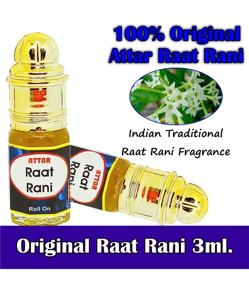     			INDRA SUGANDH BHANDAR - Raat Rani Real Night Queen 100% Perfume 0% Alcohol Long Lasting Fragrance Attar For Men & Women 3ml Pack Of 1