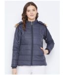 VERO AMORE Polyester Navy Parka Jackets Single