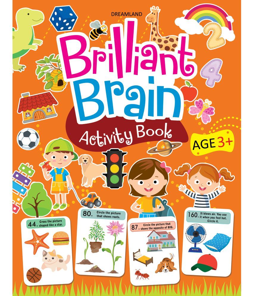     			Brilliant Brain Activity Book 3+ - Interactive & Activity