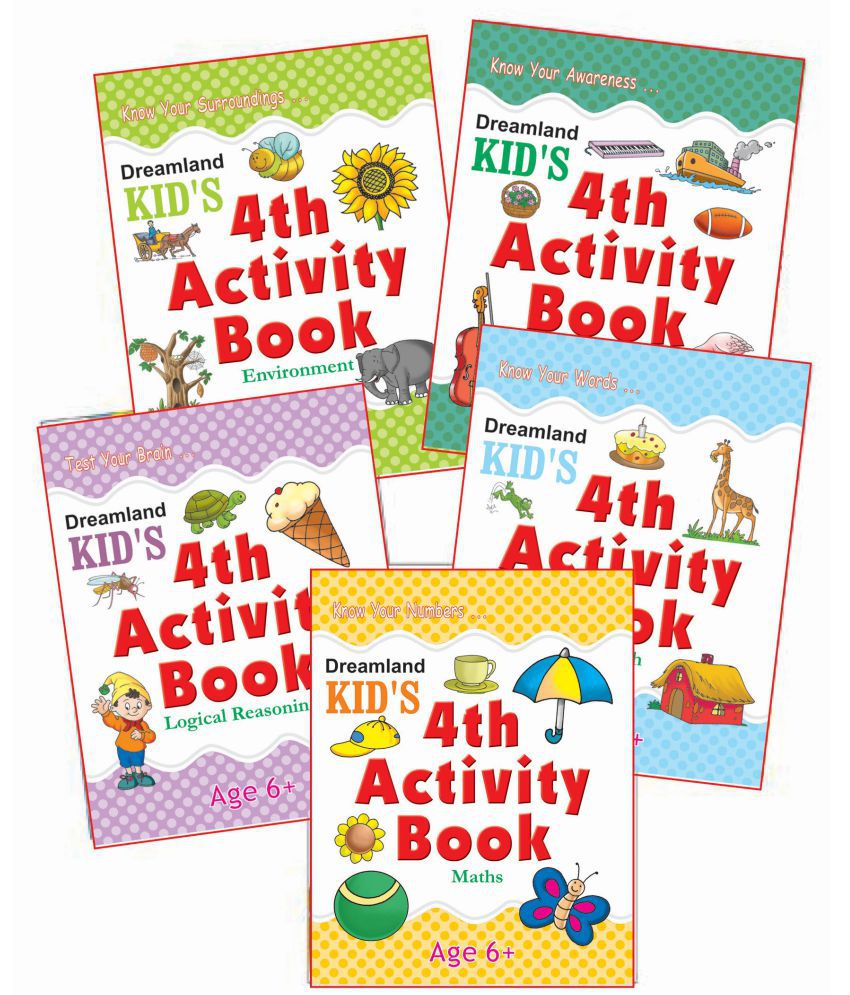     			Kid's 4th Activity Age 6+ - Pack (5 Titles) - Interactive & Activity