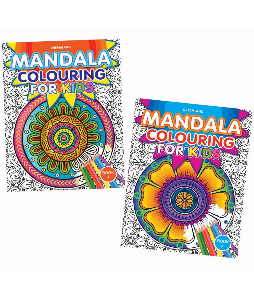     			Mandala Colouring For Kids Pack (2 Titles) - Drawing, Painting & Colouring