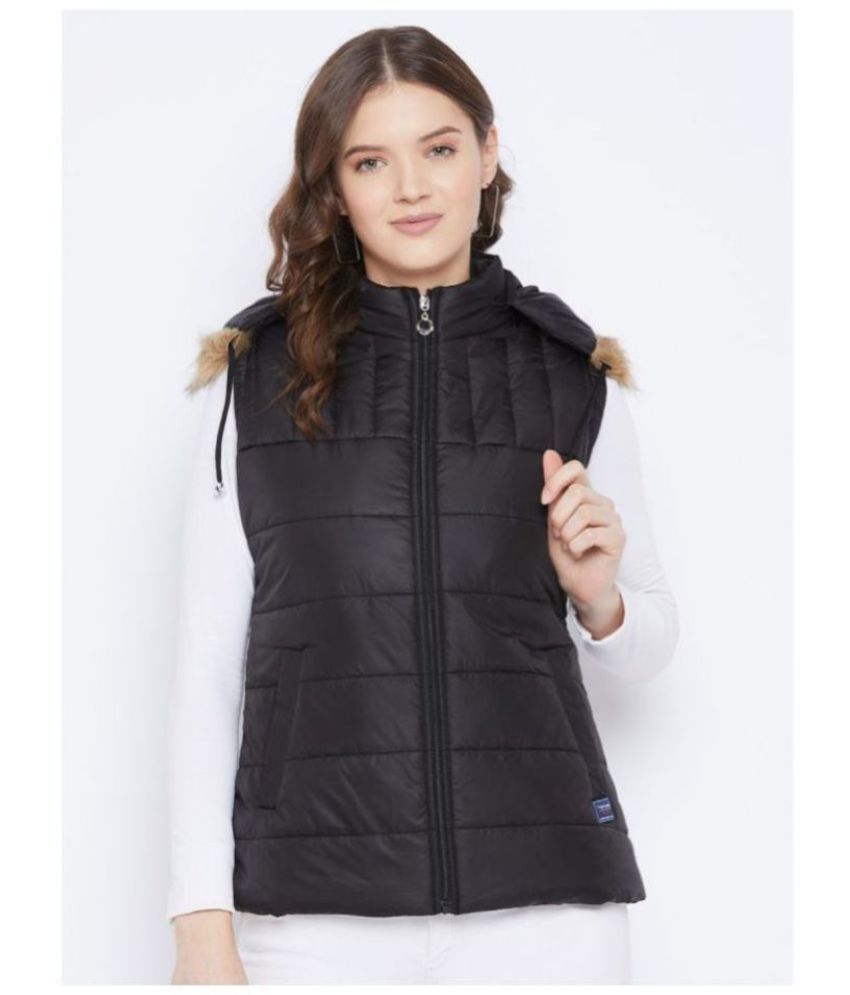     			VERO AMORE Polyester Black Parka Jackets Single