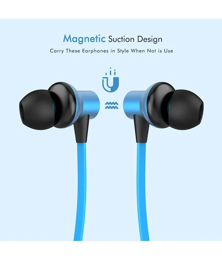 Buy pTron Bassfest Plus Magnetic in Ear Bluetooth 5.0 Wireless