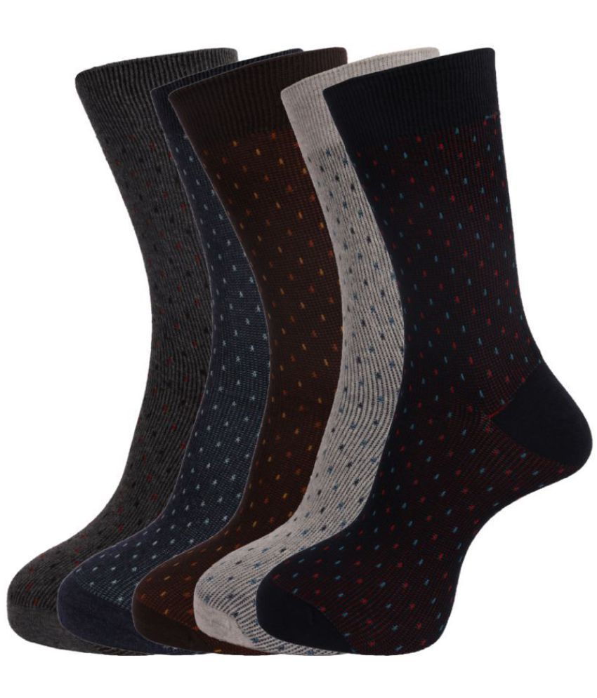     			Dollar Socks Cotton Casual Full Length Socks Pack of 5