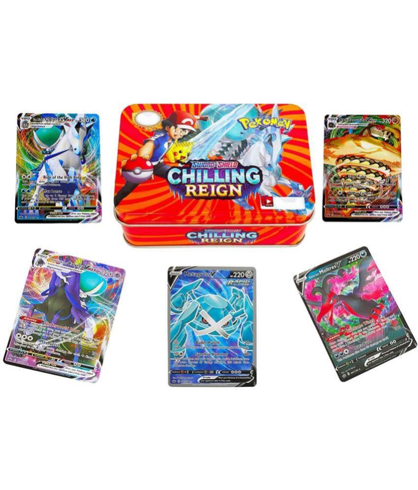     			PokeMon Sun & Moon-Cosmic Eclipse, Playing Cards Game Totally Surprising Cards Game in Attractive Metal Tin Box for All Age