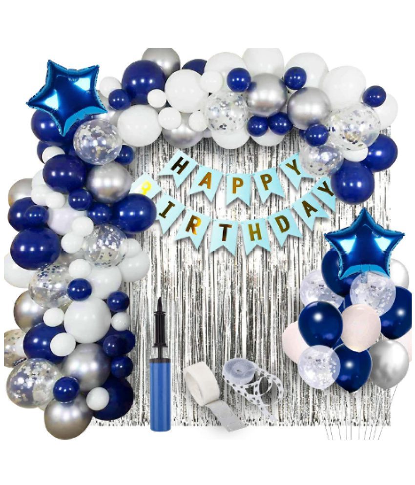     			Blooms EventHappy Birthday Balloons Decorations Set - 62Pcs