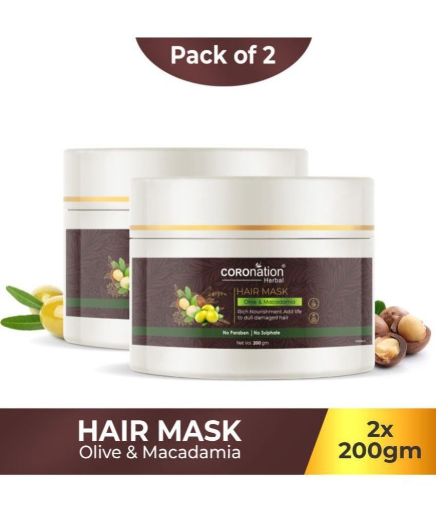     			coronation herbal  Olive and Macadamia -  Hair Mask Cream 400 g