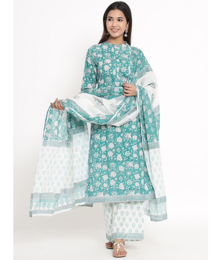     			KIPEK Cotton Kurti With Palazzo - Stitched Suit Single