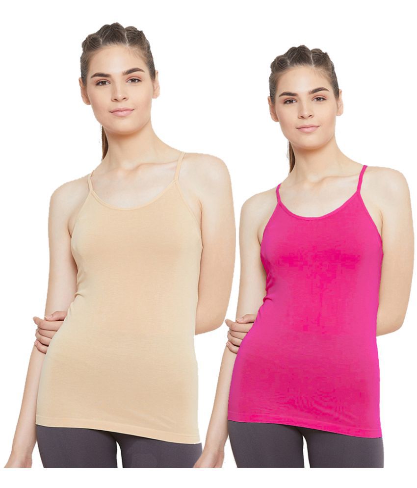     			Outflits Cotton Smoothing Cami Shapewear - Pack of 2