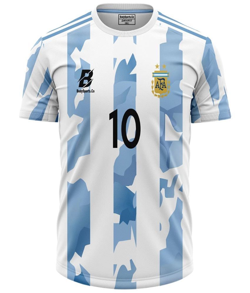     			Bodysports.co Messi Argentina Football Jersey Classic EMBROIDRED Logo