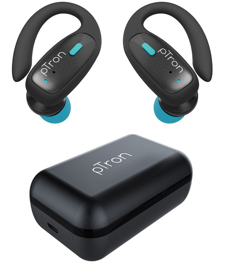 pTron Bassbuds Sports True Wireless Bluetooth 5.1 Headphones with Deep Bass, 32Hrs...