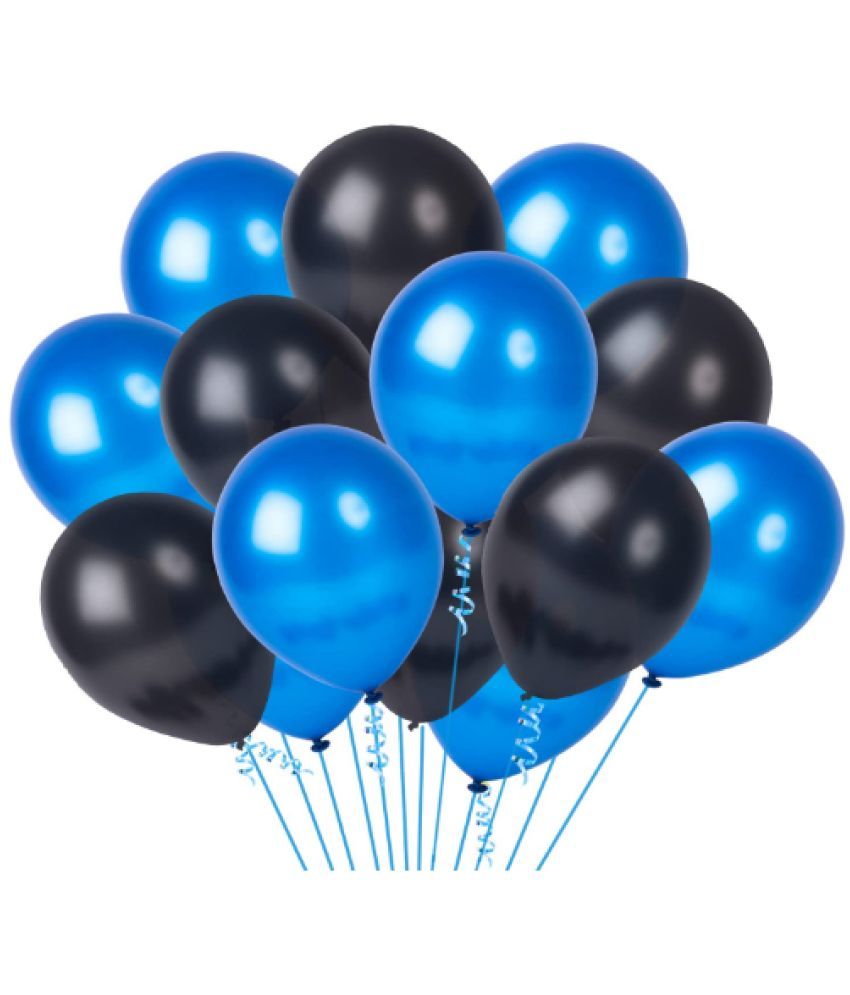     			Blooms EventBlue  HD metallic Balloons -100Pcs