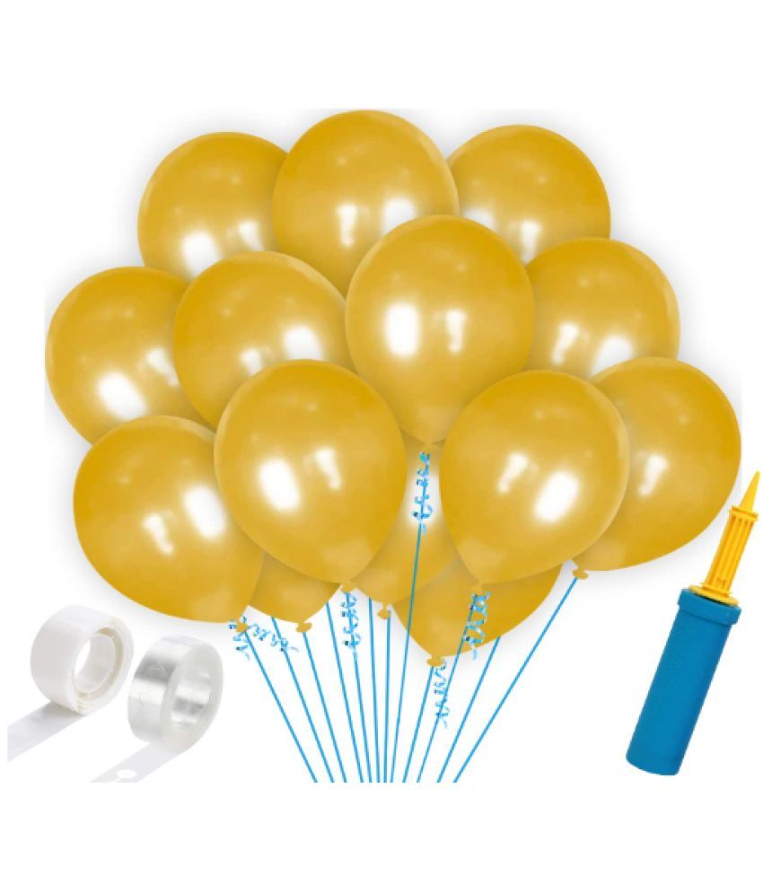     			Blooms EventGolden  HD metallic Balloons -103Pcs