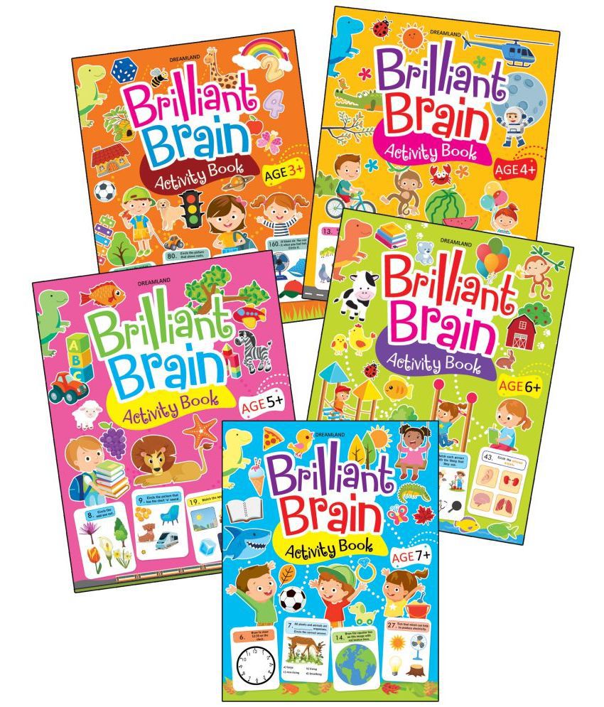     			Brilliant Brain Activity Books - 5 Titles) - Interactive & Activity