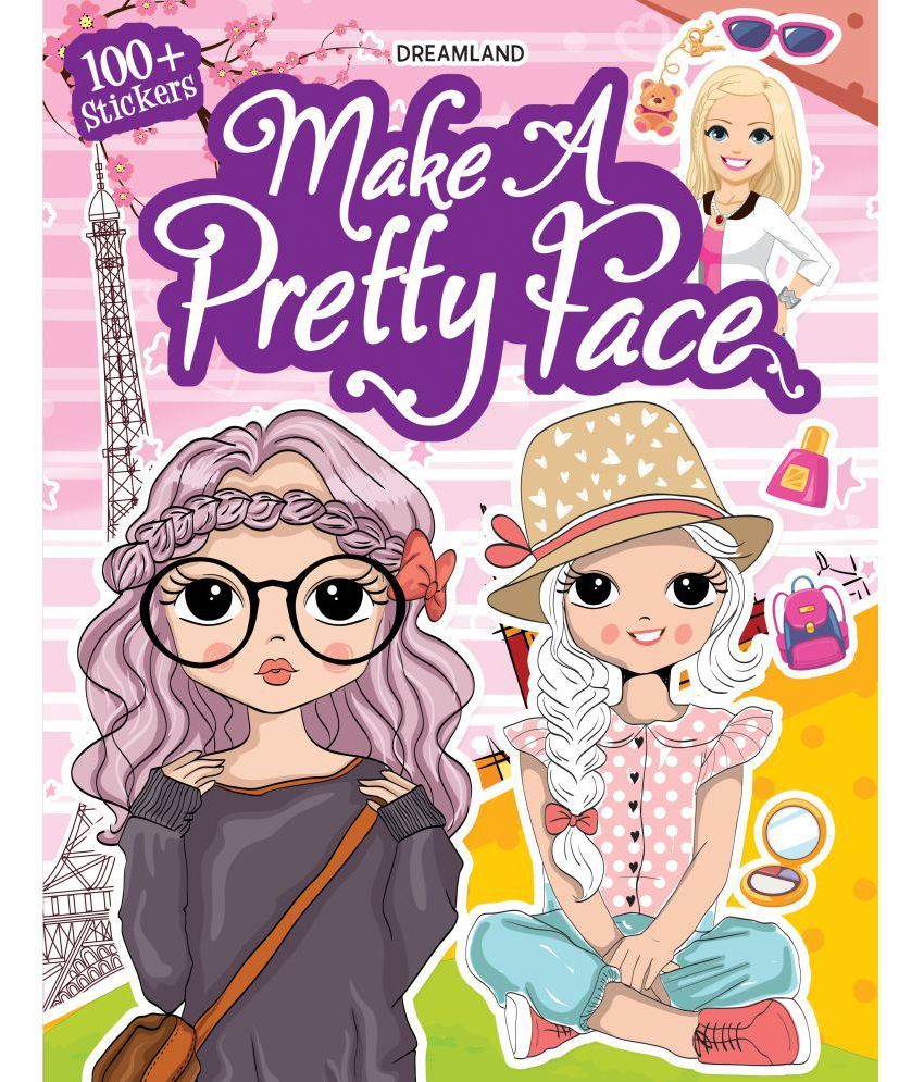     			Make A Pretty Face with 100+ Stickers - Interactive & Activity