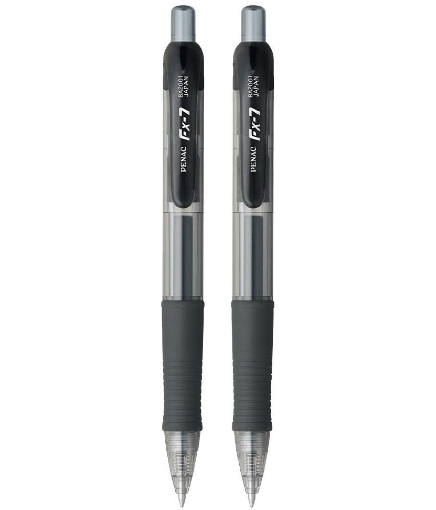     			Penac FX-7 Black Ball Pen (Pack of 2)