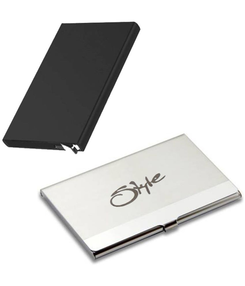     			Styel 98 Combo of 2|High Quality Stylish Wallet for Men & Women 6 Card Holder