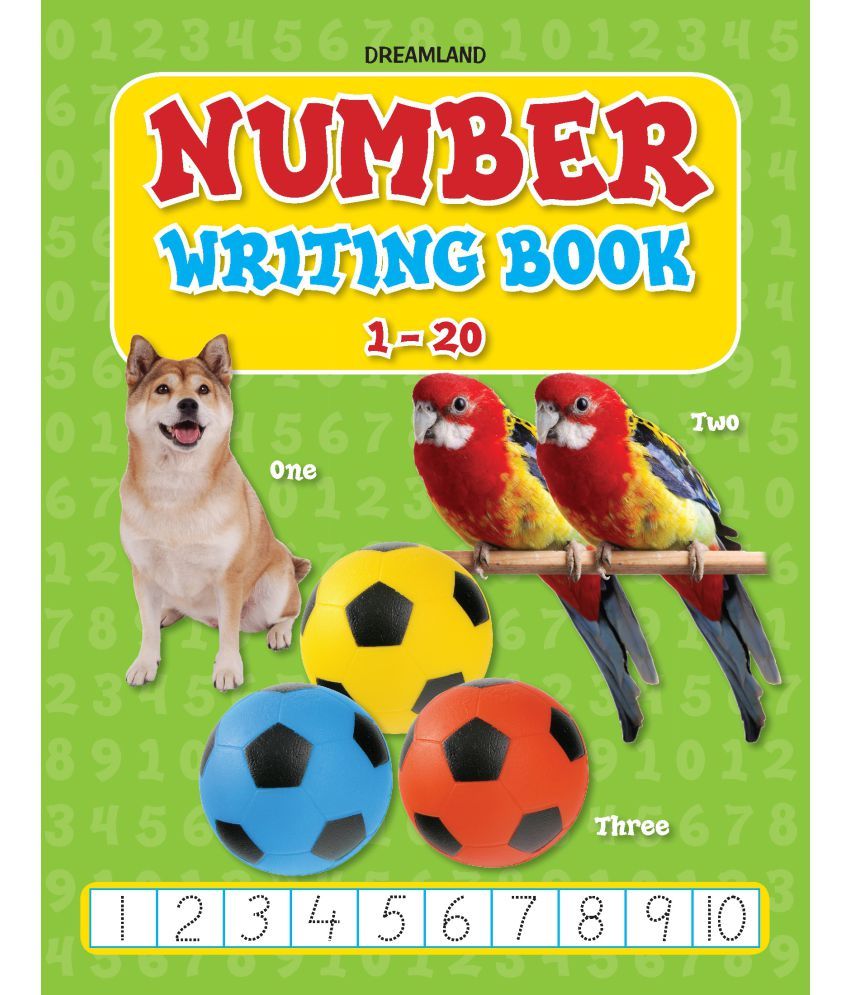     			Number Writing Book 1-20 - Early Learning Book