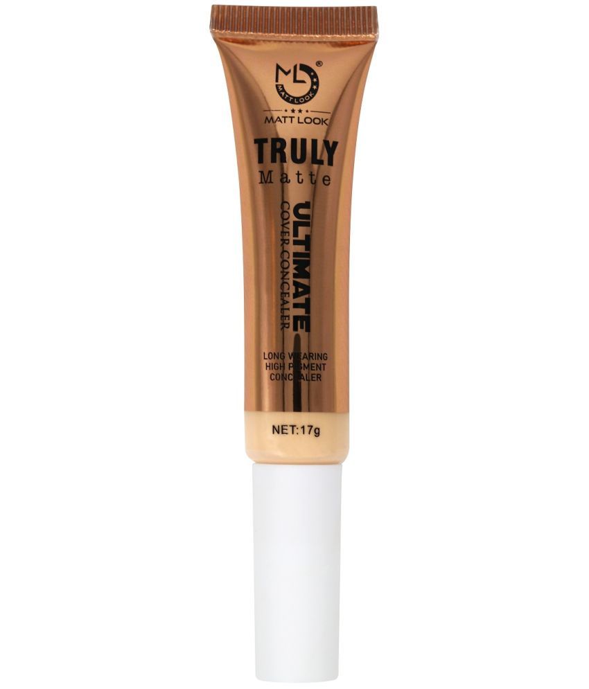     			Mattlook Truly Matte Ultimate Cover Concealer, Longwearing & High Pigment Concealer, Warm-Nude (17gm)