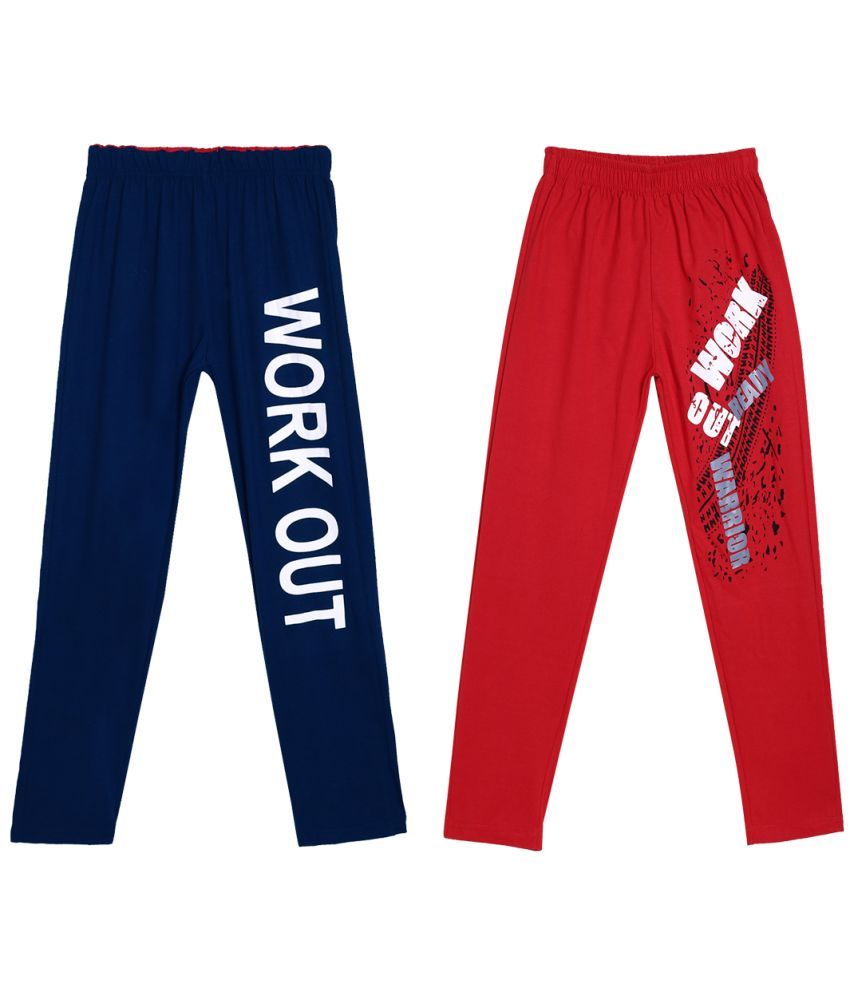     			Fashionable Navy:Red pack of 2 Trouser  for Kids