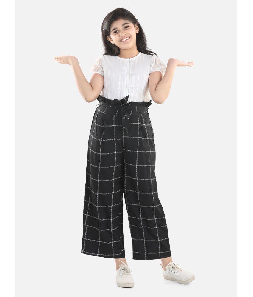     			StyleStone - Black Polyester Girls Jumpsuit ( Pack of 1 )