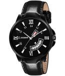 JAXON MWJ-518 Black Dial Leather Analog Men's Watch