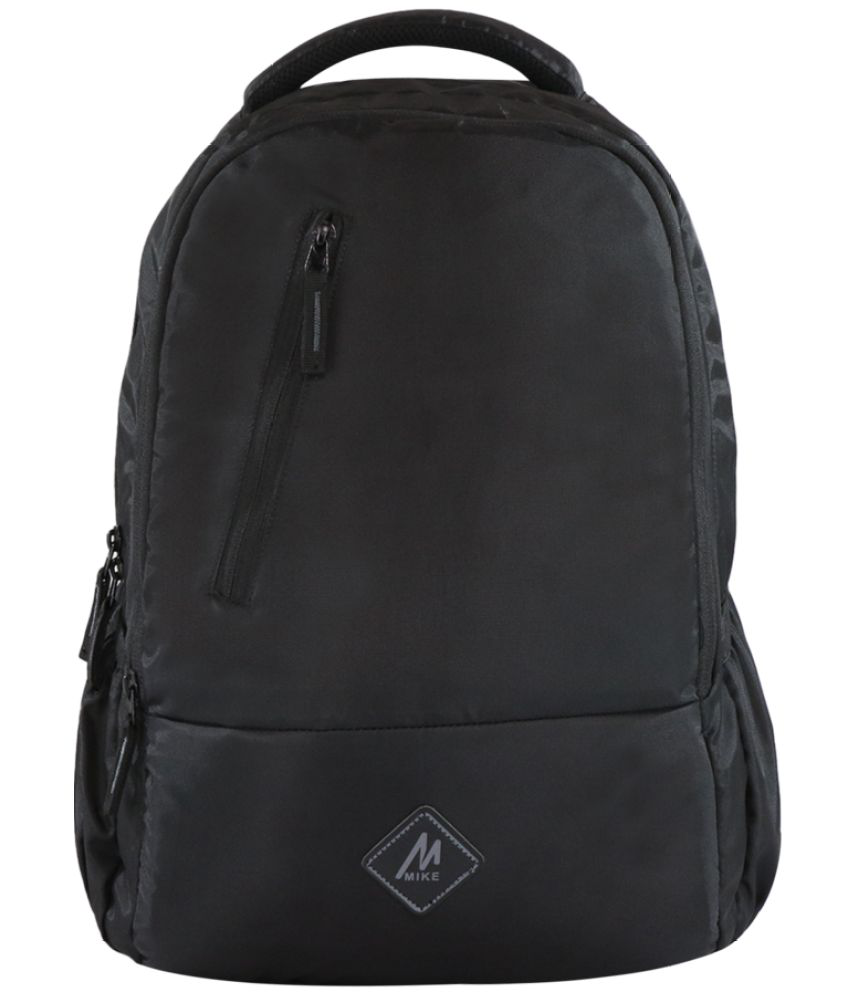     			MIKE 20 Ltrs Black School Bag for Boys & Girls
