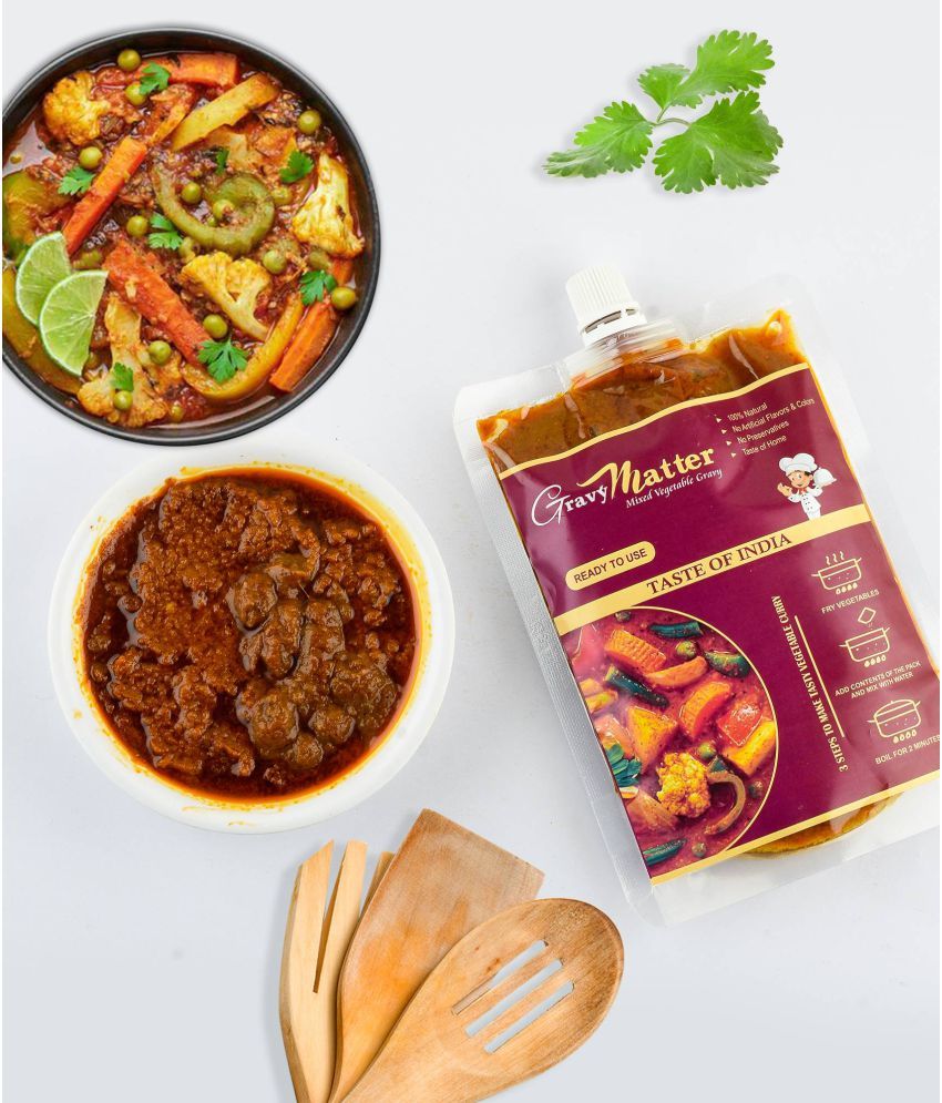 GravyMatter Mixed Vegetable Gravy Instant Mix 250 gm Buy GravyMatter Mixed Vegetable Gravy