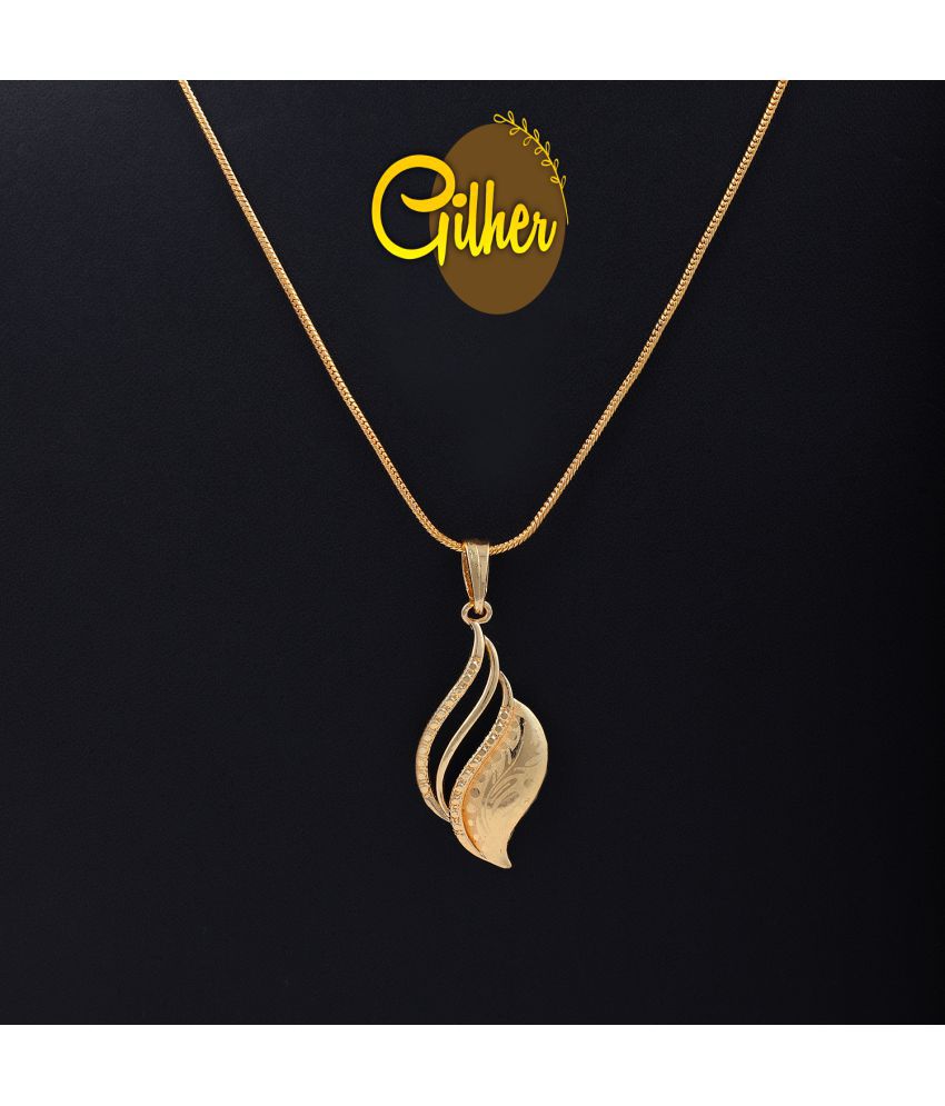     			gilher - Gold Plated Chain ( Pack of 1 )