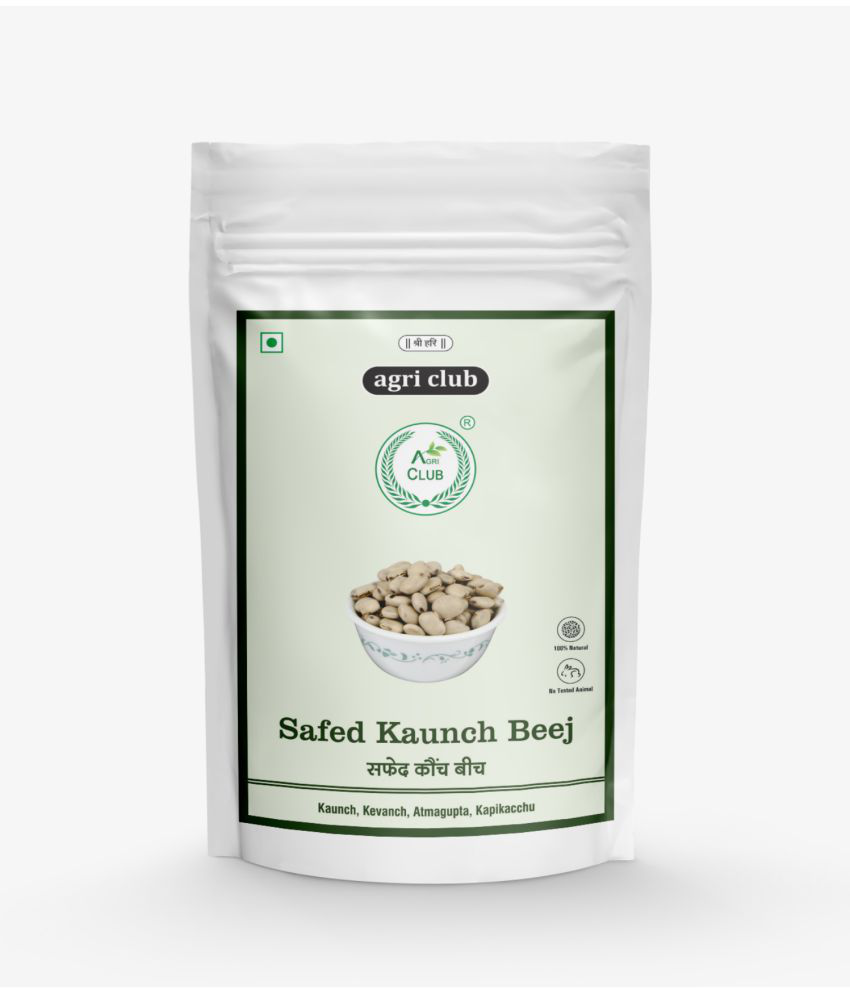     			AGRI CLUB Safed kaunch Beej-White Kaunch Seeds Raw Herbs 800 gm