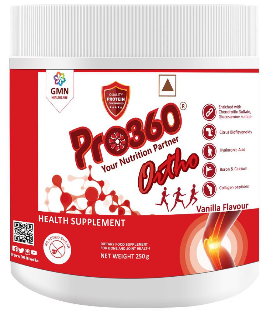     			PRO360 Ortho Non Veg bone & joint Nutrition Drink Powder 250 gm Vanilla