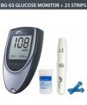 Dr Morepen Glucose Monitor BG03 with 25 Sugar Test Strips