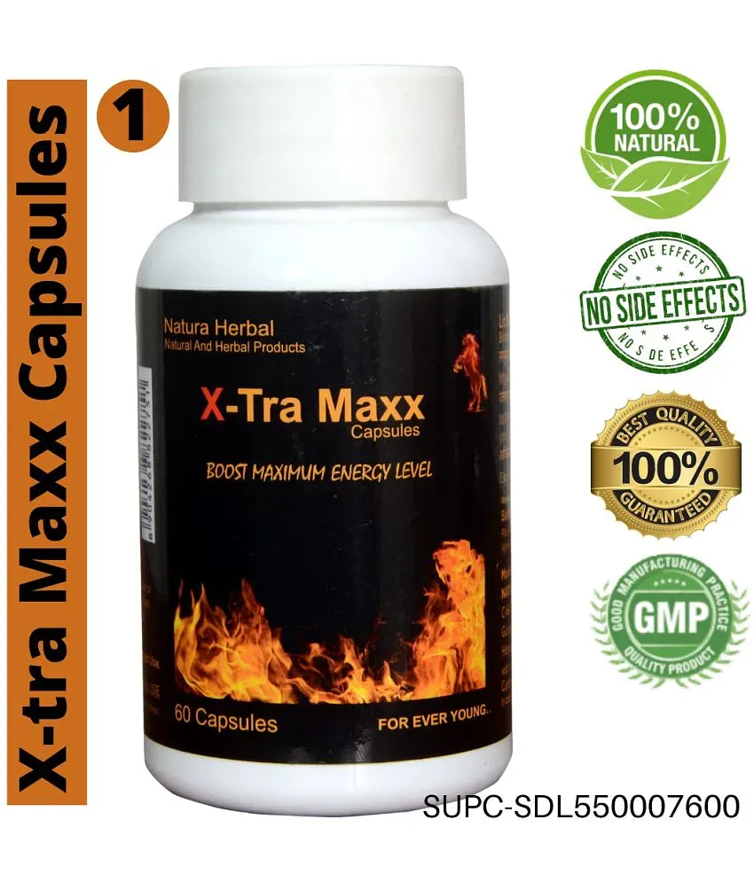 Natura Herbal X-tra Boost, Stamina Timing & Size Booster Capsule