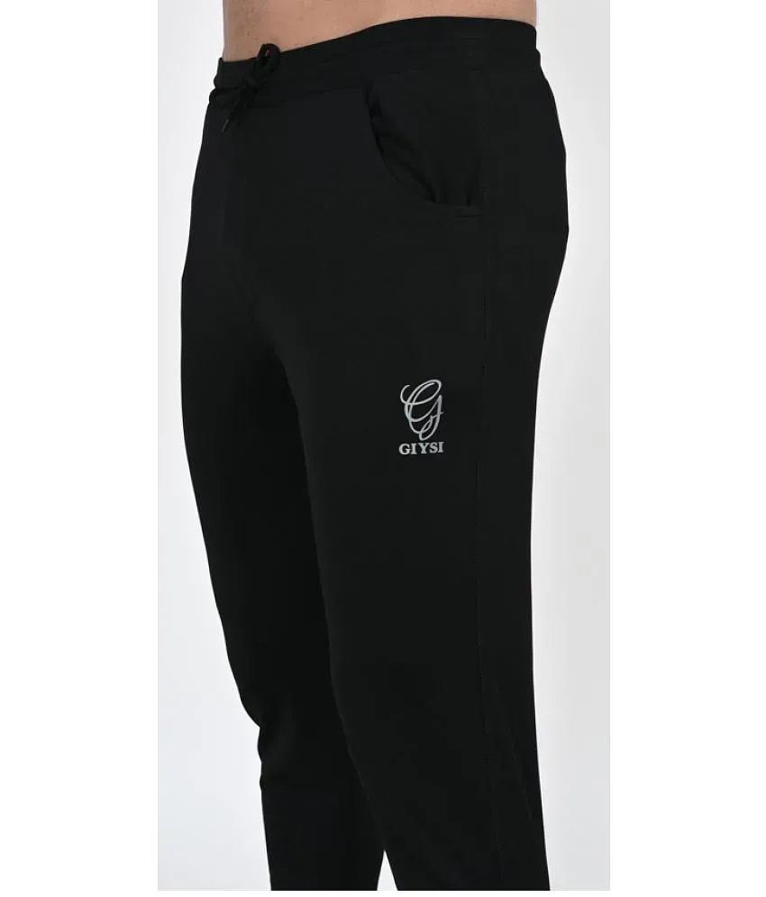 Buy GIYSI BLACK 4WAY LYCRA ZIP TRACKPANT Online at Best Price in India -  Snapdeal