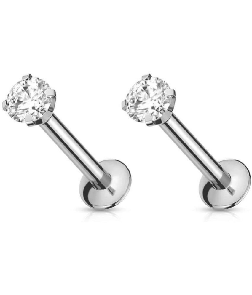 Gadgetsden Internally Threaded 316L SS Labret Monroe Lip Ring Tragus