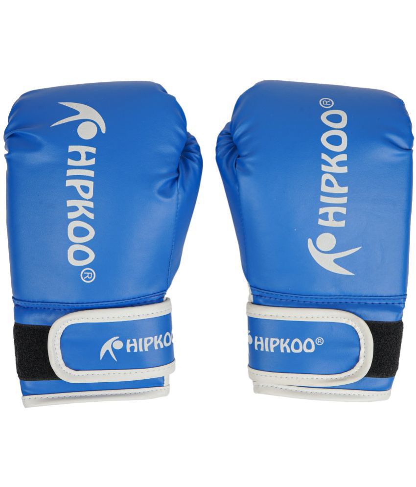     			Hipkoo Sports Fitness Heavy Boxing Gloves for Competition & Training in Boxing, MMA & Sparring Muay Thai | Suitable for Adult Men, Women & Kids (Blue, 10 Oz) (1 Pair)