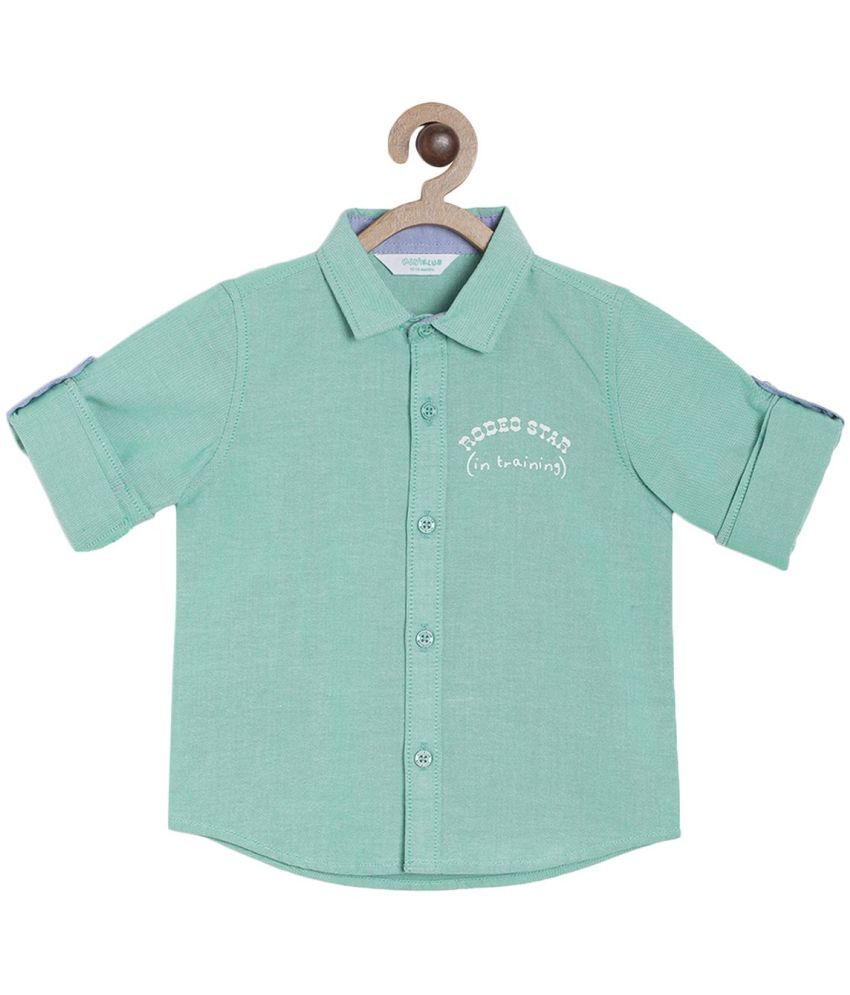     			MINIKLUB Baby Boy Green Color Shirt