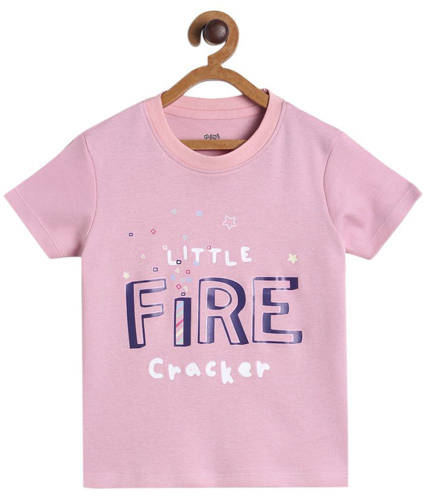     			MINIKLUB Baby Boy Pink Color T-Shirt
