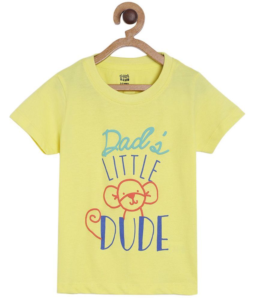     			MINIKLUB Baby Boy Yellow Color T-Shirt