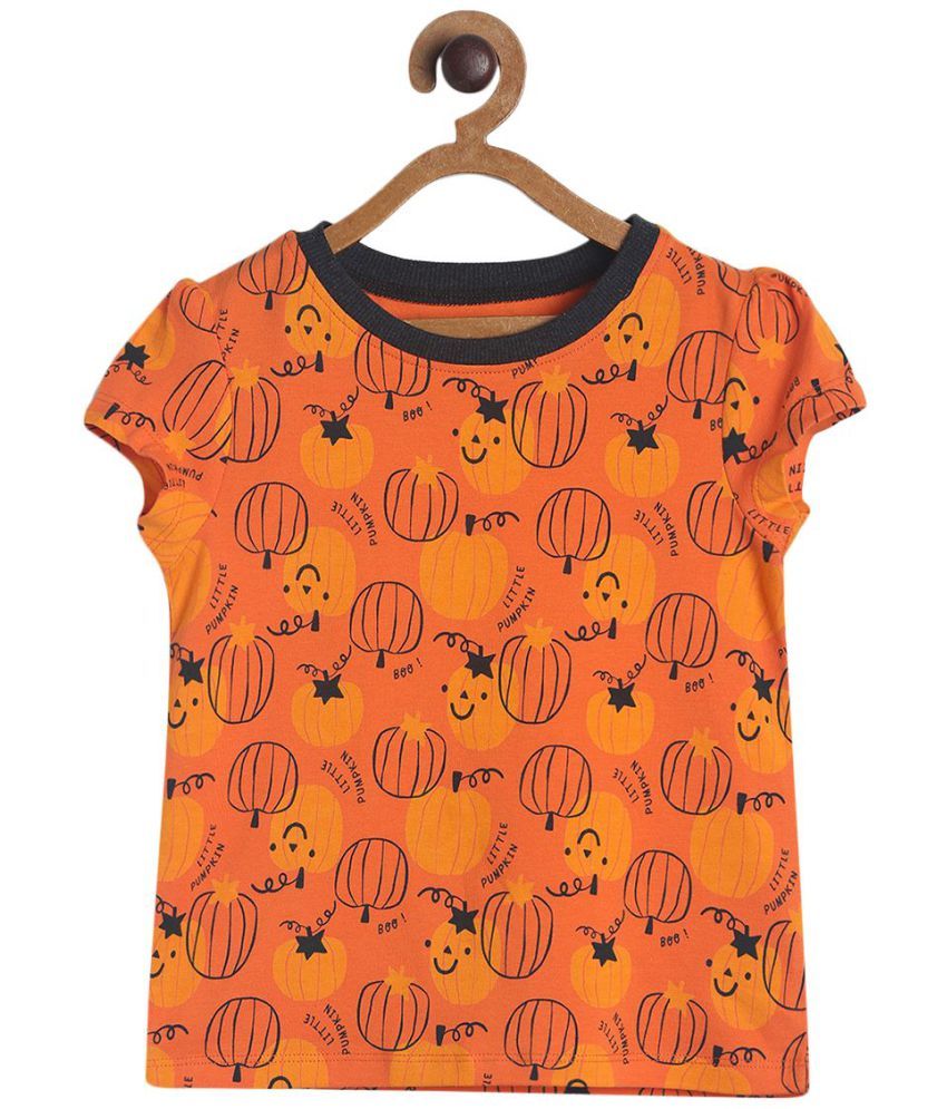     			MINIKLUB Baby Girl Orange Color Knit Top