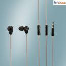 HITAGE HB-291 Black Transparent AND TANGLE FREE Round i like One Key Answer Earphone For Android And IOS In Ear Wired With Mic Headphones/Earphones