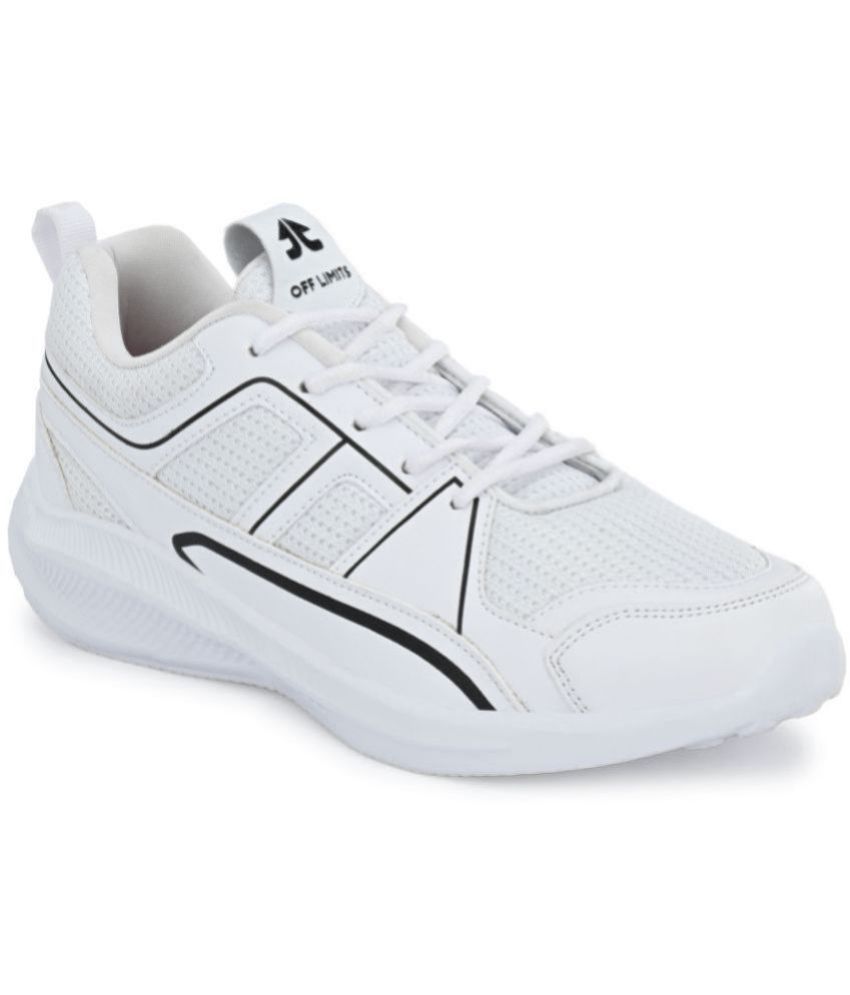     			OFF LIMITS VOLGA III White Running Shoes